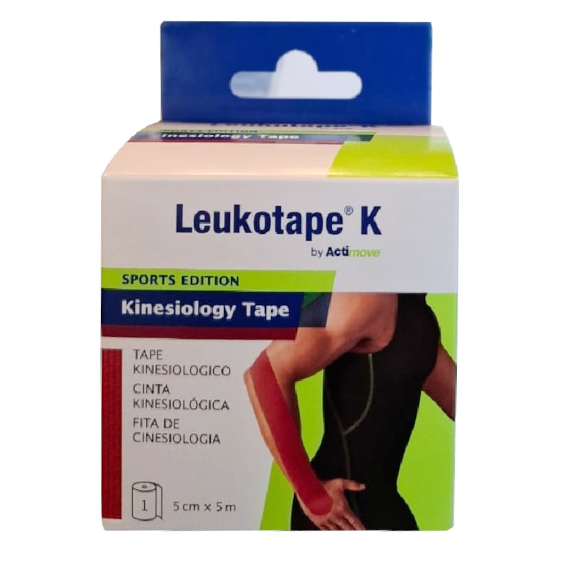 LEUKOTAPE 5X5 ROSSO E BLU
