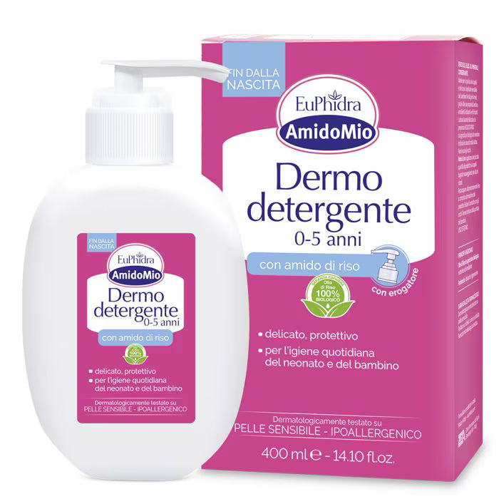 Euphidra Amidomio Dermodetergente Idratante Per Neonati E Bambini 0-5 Anni 400 Ml