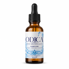 ODICA Acido ialuronico puro, siero viso 30 ml in flacone di vetro con contagocce