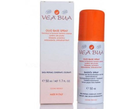 Vea Bua - Olio Base Spray - Azione lenitiva, protettiva ed idratante - 50 ml